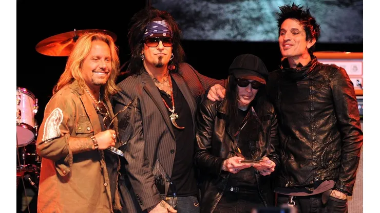 Mötley Crüe, banda que tocará en Argentina en 2023.