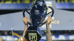 El trofeo de la Liga Profesional del fútbol argentino