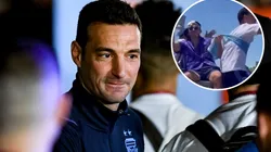 Es viral: el inédito video de Scaloni en el micro de los festejos que posteó Acuña por año nuevo