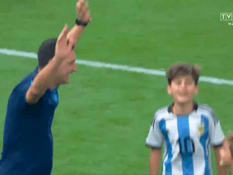 VIDEO | Sale a la luz un video de Scaloni festejando el título junto a sus hijos