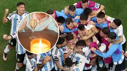 Sin luz: la insólita foto de un campeón del mundo en Año Nuevo
