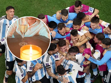 Sin luz: la insólita foto de un campeón del mundo en Año Nuevo