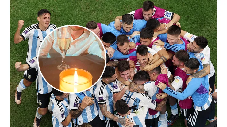 Sin luz: la insólita foto de un campeón del mundo en Año Nuevo