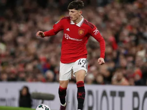 Ojalá que el 2023 sea con nosotros: el posteo de Garnacho para celebrar su año