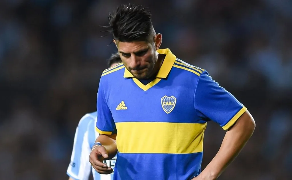 Zambrano durante su pasado en Boca.