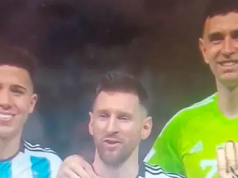 VIDEO | Revelan qué le dijo Messi a Dibu y Enzo antes de levantar la Copa
