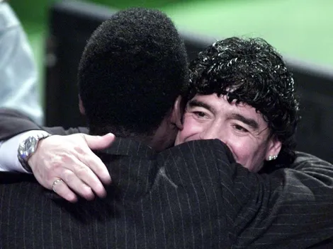 La cuenta oficial de Maradona le dedicó un mensaje a Pelé tras su fallecimiento