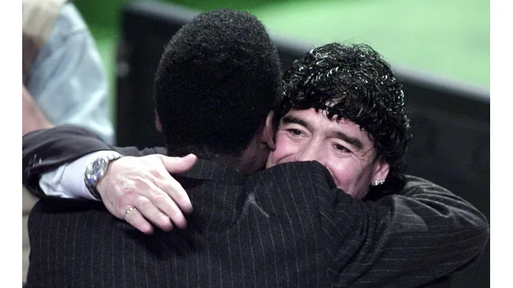 La cuenta oficial de Maradona le dedicó un mensaje a Pelé tras su fallecimiento