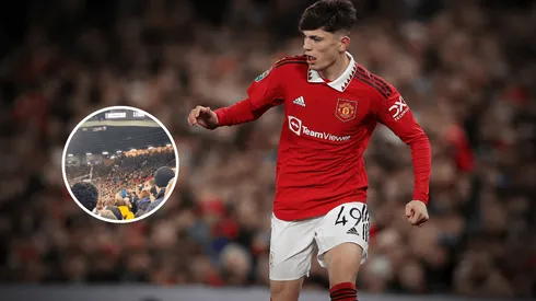 VIDEO | Lo aman: el canto que los hinchas del Manchester United le dedicaron a Garnacho