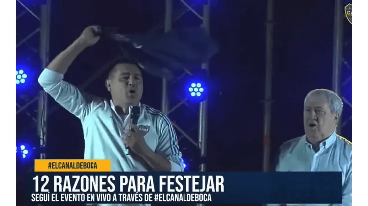 VIDEO VIRAL | ¡Es uno más! Riquelme se puso a cantar con los hinchas de Boca