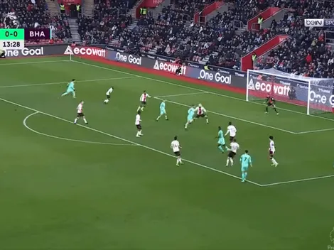 No mires, MacAllister: Lallana, el favorito del DT, puso el 1 a 0 del Brighton