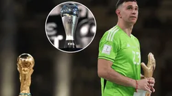 Dibu Martínez, uno de los apuntados por la FIFA para llevarse el premio The Best.