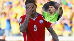 Mauricio Pinilla arremetió con todo contra el Dibu Martínez.