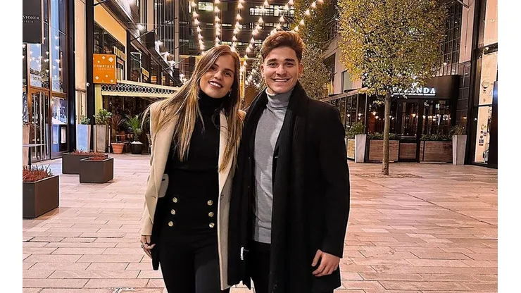 "La odio": bronca en redes contra la novia de Julián Álvarez y la historia que subió el delantero argentino
