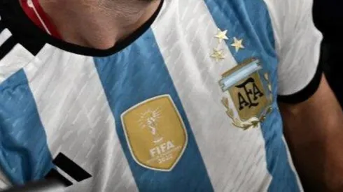 La nueva camiseta de la Selección Argentina.