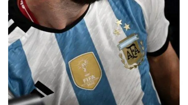 La nueva camiseta de la Selección Argentina.