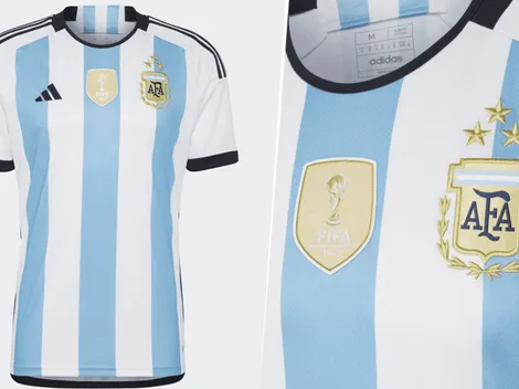 ¿Cuándo vuelve el stock en Adidas de la camiseta de la Selección Argentina con 3 estrellas?