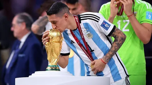 Impresionante: Di María mostró cómo quedó su tatuaje de la Copa del Mundo