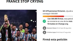 Petición para que "Francia deje de llorar"
