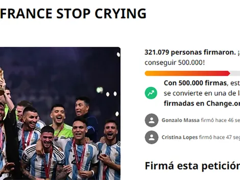 ¿Cómo firmar la petición para que "Francia deje de llorar" por la final del Mundial 2022?