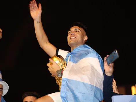 VIDEO | La pregunta sobre un compañero de la Selección que incomodó a Lautaro Martínez en Bahía Blanca