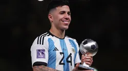 Es otra persona: el radical cambio de look de Enzo Fernández para Navidad