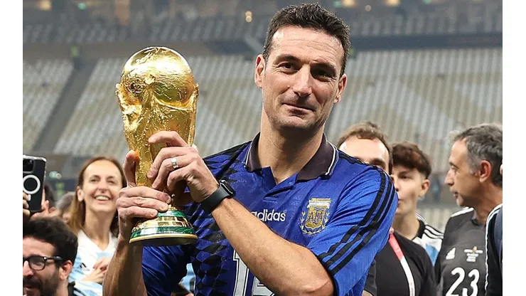 Lionel Scaloni, uno de los tres entrenadores que ganaron el Mundial y la Copa América.