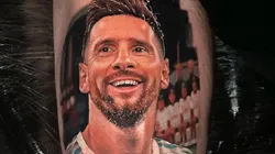 Uno de los tatuajes de Lionel Messi