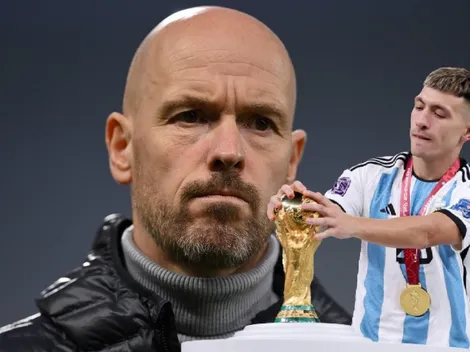 Ten Hag presiona a Lisandro Martínez: "Está paseando por Buenos Aires''