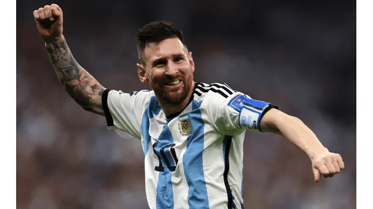 La emoción de Lionel Messi después de la conquista de la Copa del Mundo