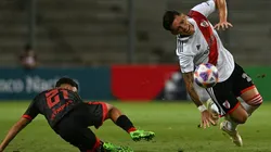 El momento de la lesión de Matías Kranevitter.