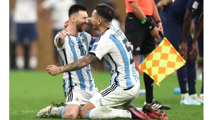 El emotivo mensaje de Paredes para Messi: "Te amo"