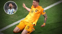 Luego del "bobo" que recorrió el mundo, Weghorst volvió a hablar de Messi tras el título