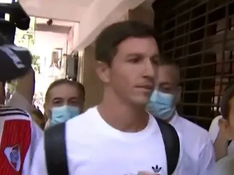 Volvió un campeón de América a River: locura de los hinchas por Nacho Fernández tras su revisión médica