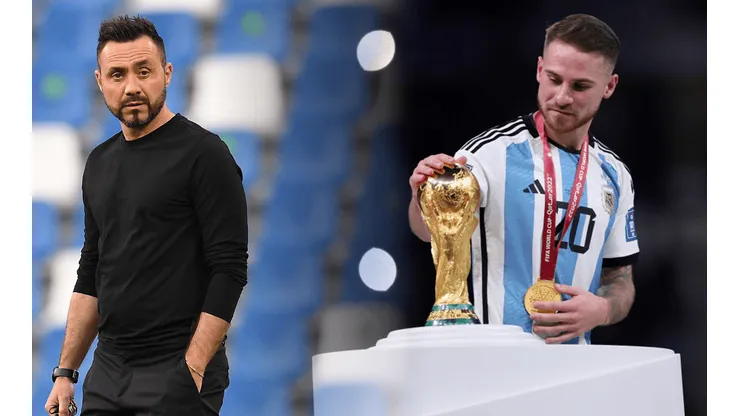La insólita respuesta del DT de Brighton al pedido de Mac Allister tras ser campeón del mundo
