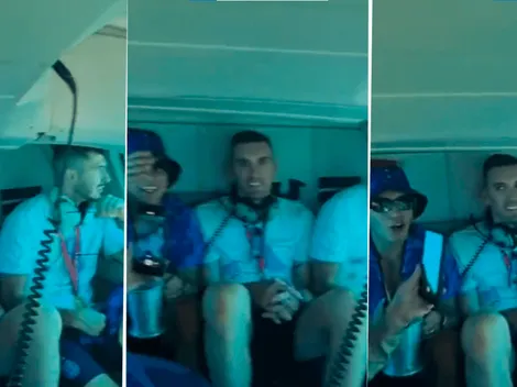 VIDEO | El susto que se llevaron algunos jugadores en el helicóptero: ¡Manejá, loco!"