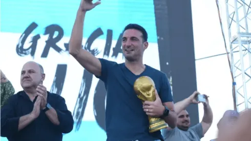 VIDEO | La emoción de Scaloni tras ser reconocido en Pujato