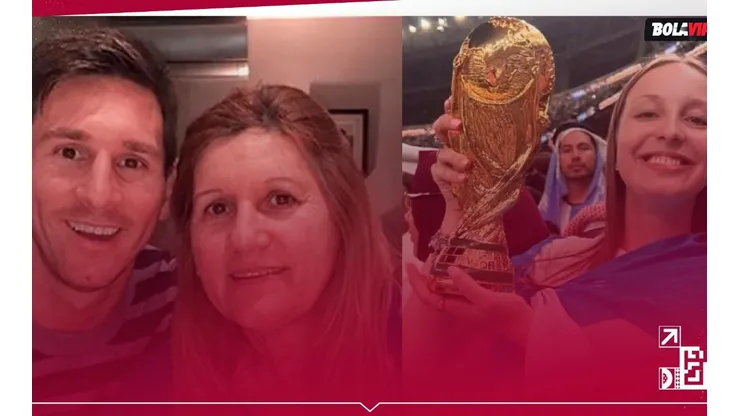Celia, la mamá de Messi, invitó a Maite para que pudiera ver la final