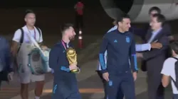 Hay video del momento exacto: quién es el famoso político que Messi no saludó por pedido del Chiqui Tapia