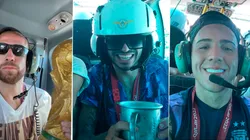 La intimidad del viaje en helicóptero de los campeones del mundo con Papu Gómez y Enzo como protagonistas