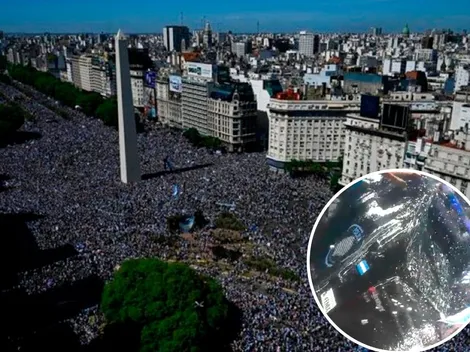 De no creer: en medio de los festejos, los hinchas se robaron una camioneta de la Policía