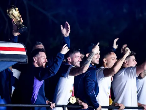 "Messi tiene un hijo bobo, que se llama Mbappé", el nuevo hit de Argentina en los festejos