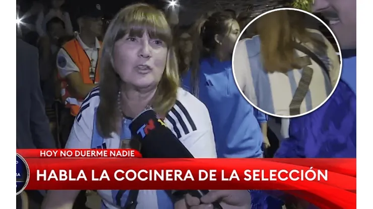 VIDEO VIRAL | Pensaron que era la cocinera de la Selección, ¡pero era la mamá de De Paul!