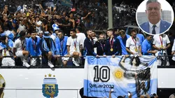 "No nos dejan llegar": el Chiqui Tapia, indignado por el operativo en la caravana de la Selección