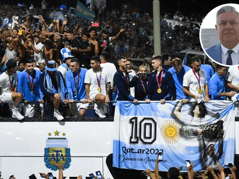 "No nos dejan llegar": el Chiqui Tapia, indignado por el operativo en la caravana de la Selección