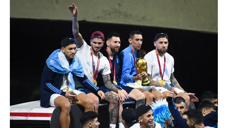 FIFA World Cup Qatar 2022 Winners Arrive to Buenos Aires