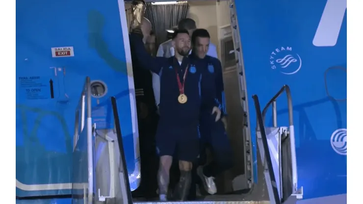 ¡Desde el aire! La increíble celebración en el Obelisco tras el titulo en Qatar 2022