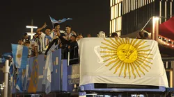 El ómnibus de la Selección Argentina se trasladará hasta el Obelisco