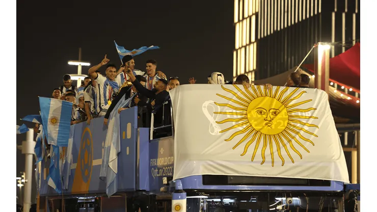 El ómnibus de la Selección Argentina se trasladará hasta el Obelisco