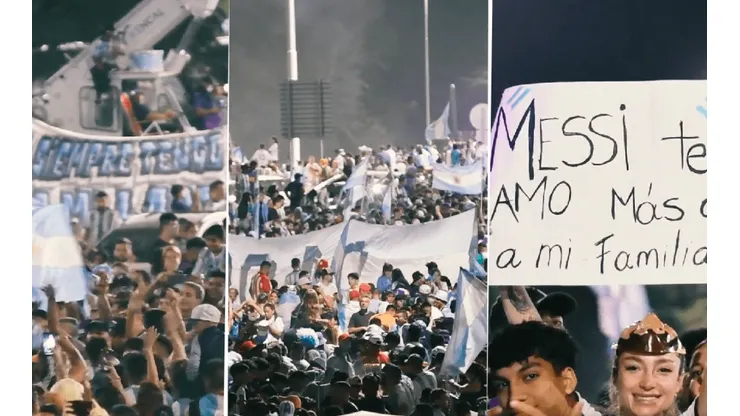 VIDEO | Comenzó la fiesta: así fue el recibimiento a la Selección apenas llegaron al país